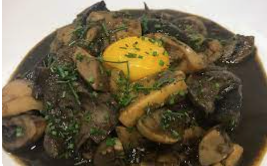 Guiso de sepia con setas